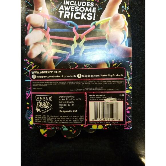 NEW Anker Play:String Twist The Original Fun String Twisting game! 5 Package - Picture 7 of 8